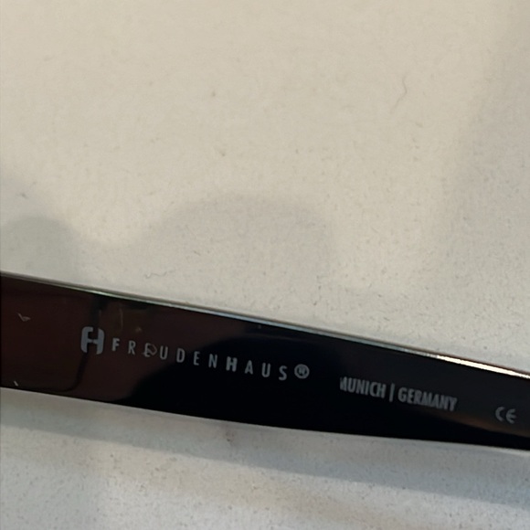 Freudenhaus Munich Germany Titanium Gun 53.5 - 17 140 Men’s Glasses - Picture 4 of 8